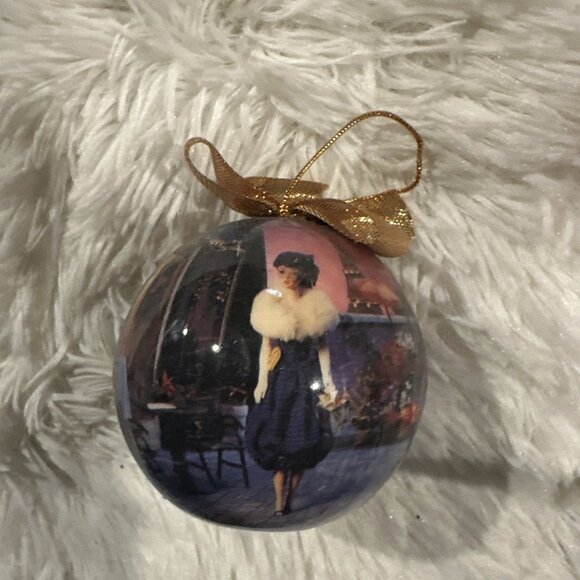 Barbie Vintage Christmas Ornament Paris Holiday - Picture 3 of 5